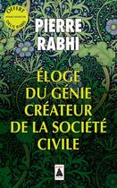 Couverture du livre « Ope babel ete 2017 gratuit 3 - eloge du genie createur de la societe civile » de Pierre Rabhi aux éditions Actes Sud