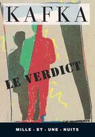 Couverture du livre « Le verdict » de Franz Kafka aux éditions Mille Et Une Nuits