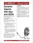 Couverture du livre « Dynamic Apache with Ajax and JSON » de Tracy Steven Brown aux éditions O Reilly