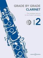 Couverture du livre « Grade by grade - clarinet clarinette +cd » de Janet Way aux éditions Boosey