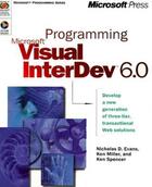 Couverture du livre « Programming microsoft visual interdev 6.0 » de Evans, N.D. Miller, K. Spencer, K. aux éditions Microsoft Press
