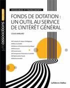 Couverture du livre « Fonds de dotation : un outil au service de l'intérêt général ; Ressources et financements » de Amblard Colas aux éditions Juris Editions