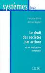 Couverture du livre « Le droit des societes par actions et ses implications comptables » de Mariel F. Weydert J. aux éditions Lgdj