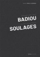 Couverture du livre « À propos de Pierre Soulages ; dialogue avec Alain Badiou » de Alain Badiou aux éditions Cercle D'art