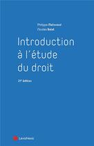Couverture du livre « Introduction à l'étude du droit » de Philippe Malinvaud et Nicolas Balat aux éditions Lexisnexis