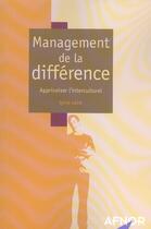 Couverture du livre « Management De La Difference. Apprivoiserl'Interculturel » de Laine S aux éditions Afnor