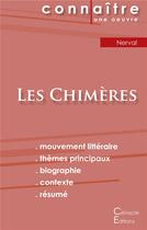 Couverture du livre « Les chimères, de Gérard de Nerval » de  aux éditions Editions Du Cenacle