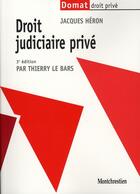 Couverture du livre « Droit judiciaire privé (3e édition) » de Thierry Le Bars aux éditions Lgdj