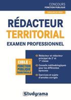 Couverture du livre « Examen professionnel de rédacteur territorial » de Caroline De Vries aux éditions Studyrama
