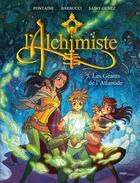 Couverture du livre « L'alchimiste Tome 3 : Les géants de l'Atlantide » de Alessandro Barbucci et Maxime Fontaine et Alexandre Saint-Genez aux éditions Jungle