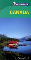 Couverture du livre « Le guide vert ; Canada » de Collectif Michelin aux éditions Michelin