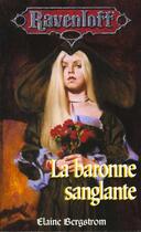 Couverture du livre « Baronne sanglante » de Elaine Bergstrom aux éditions Fleuve Editions