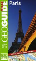 Couverture du livre « GEOguide ; Paris (édition 2009-2010) » de Collectif Gallimard aux éditions Gallimard-loisirs