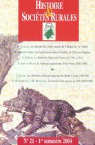 Couverture du livre « REVUE HISTOIRE ET SOCIETES RURALES t.21 » de Langlois et Poirier aux éditions Pu De Rennes