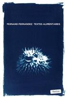 Couverture du livre « Textes alimentaires » de Fernand Fernandez aux éditions Vanloo