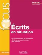 Couverture du livre « Focus : ecrits en situation + corriges » de Forzy/Laparade aux éditions Hachette Fle