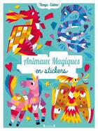 Couverture du livre « Animaux magiques en stickers » de  aux éditions Grund