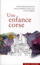 Couverture du livre « Une enfance corse » de Leila Sebbar et Jean-Pierre Castellani aux éditions Bleu Autour