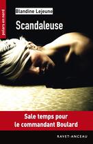 Couverture du livre « Scandaleuse » de Blandine Lejeune aux éditions Ravet-anceau