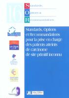 Couverture du livre « Stds options & recom pour pec patients atteints carninome site primitif inconnu » de  aux éditions John Libbey