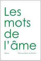 Couverture du livre « Les mots de l'âme » de Sabine De Claviere aux éditions Slatkine