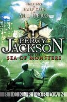 Couverture du livre « PERCY JACKSON AND THE SEA OF MONSTERS » de Rick Riordan aux éditions Puffin Uk