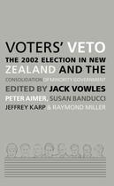 Couverture du livre « Voters' Veto » de Jack Vowles aux éditions Auckland University Press