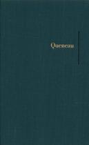 Couverture du livre « Queneau » de Jacques Bens aux éditions Gallimard