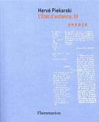 Couverture du livre « L'état d'enfance t.3 » de Hervé Piekarski aux éditions Flammarion