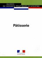 Couverture du livre « Patisserie - gbph 5902 » de Journaux Officiels aux éditions Direction Des Journaux Officiels
