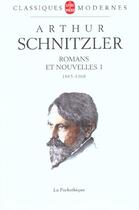 Couverture du livre « Romans et nouvelles, tome 1 » de Arthur Schnitzler aux éditions Lgf