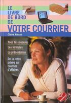 Couverture du livre « Le Livre De Bord De Votre Courrier » de Claire Pinson aux éditions Marabout