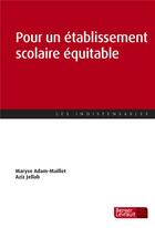 Couverture du livre « Guide pour un établissement local d'enseignement équitable » de  aux éditions Berger-levrault