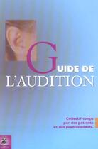 Couverture du livre « Le guide de l'audition » de  aux éditions Dauphin