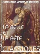 Couverture du livre « La belle et la bête » de Jeanne-Marie Leprince De Beaumont aux éditions Publie.net