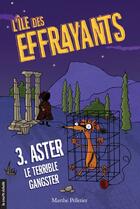 Couverture du livre « L'île des effrayants t.3 ; Aster le terrible gangster » de Sara Fortier et Marthe Pelletier aux éditions Les Editions De La Courte Echelle