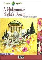 Couverture du livre « Midsummer night's dream+cdrom a2 ( green apple) » de William Shakespeare aux éditions Cideb Black Cat