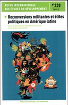 Couverture du livre « Reconversions militantes et elites politiques en amerique latine » de Stites Jessica aux éditions Publications De La Sorbonne