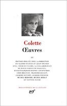 Couverture du livre « Oeuvres Tome 4 » de Colette aux éditions Gallimard