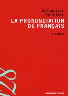 Couverture du livre « La prononciation du francais » de Leon aux éditions Armand Colin
