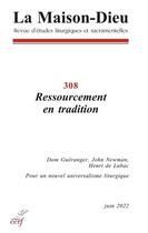 Couverture du livre « Revue la maison dieu - n 308 » de  aux éditions Cerf