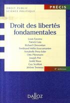 Couverture du livre « Droit des libertés fondamentales (4e édition) » de Louis Favoreu aux éditions Dalloz