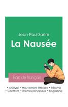 Couverture du livre « Réussir son Bac de français 2023 : Analyse de La Nausée de Jean-Paul Sartre » de Jean-Paul Sartre aux éditions Bac De Francais