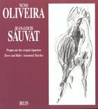 Couverture du livre « Propos sur des croquis equestres (broch) » de Oliveira/Sauvat aux éditions Belin