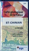 Couverture du livre « St chinian » de  aux éditions Brgm