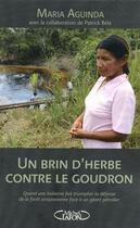 Couverture du livre « Un brin d'herbe contre le goudron » de Maria Aguinda aux éditions Michel Lafon