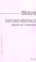 Couverture du livre « Ecritures medievales. conjointure et senefiance » de  aux éditions Pu Du Midi