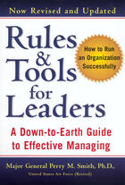 Couverture du livre « Rules and Tools for Leaders (Revised) » de Smith Perry M aux éditions Penguin Group Us