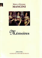 Couverture du livre « Mémoires » de Mancini aux éditions Paleo