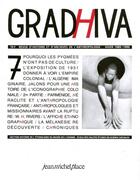 Couverture du livre « Revue Gradhiva n.7 » de Revue Gradhiva aux éditions Nouvelles Editions Place